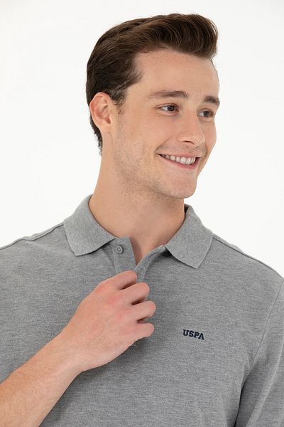 U.S. Polo Assn. Ανδρικό φούτερ σε γκρι Melange Basic 50276314 -VR086