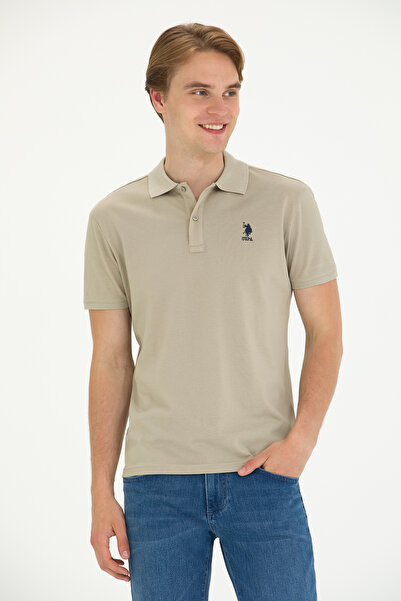 U.S. Polo Assn. تي شيرت كاكي بولو للرجال 50269835-VR027