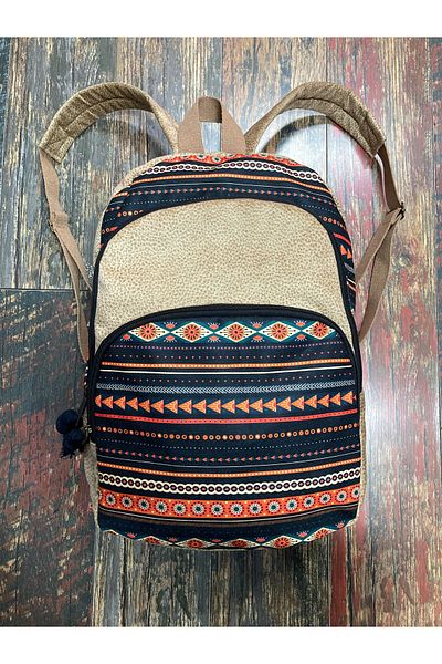 Street Bag Ethnic Authentic Bohemian Αδιάβροχο Φαρδύ Ορθοπεδικό Σακίδιο πλάτης 3 θέσεων