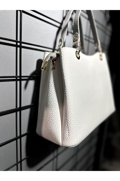 Matthew Cox T769 White A.Gray Women's Handbag