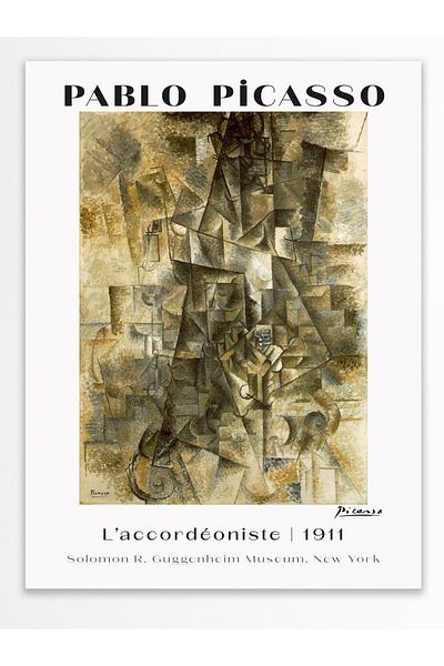 Postifull Poster de perete Pablo Picasso - Decor estetic de perete - Postere din seria de artă - Hârtie groasă