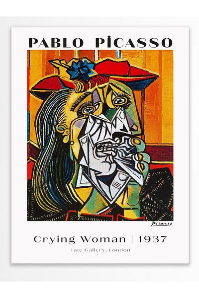 Postifull Poster de perete Pablo Picasso - Decor estetic de perete - Postere din seria de artă - Hârtie groasă