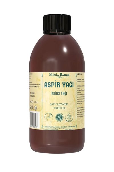 Minia Bahçe Bitki ve Sanat Atölyesi Cold Pressed Safflower Oil 150 ml