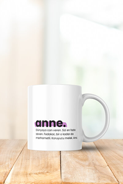 Karmelom Studio Anne İçin Özel Tasarım Porselen Kupa Bardak