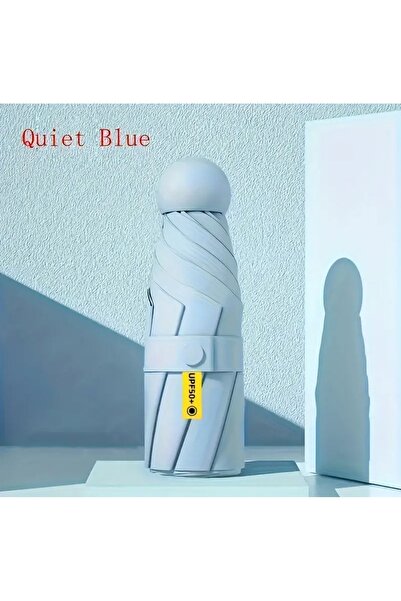 AGSO TASARIM ATÖLYESİ 5 Katlı Güneş Koruyucu 50 Upf Kapsül Şemsiye