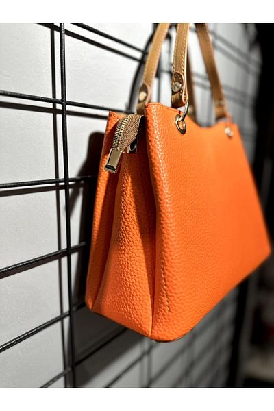 Matthew Cox T769 Orange Camel Women's Handbag