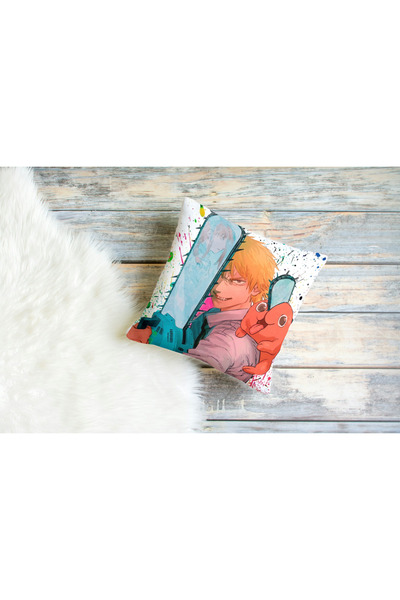 owl bag Подушка з малюнком Chainsawman, квадратна, чохол