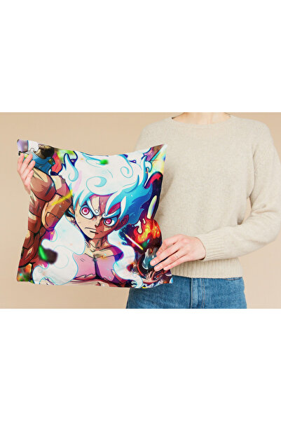 owl bag Husă de pernă pătrată One Piece gear 5 cu model luffy