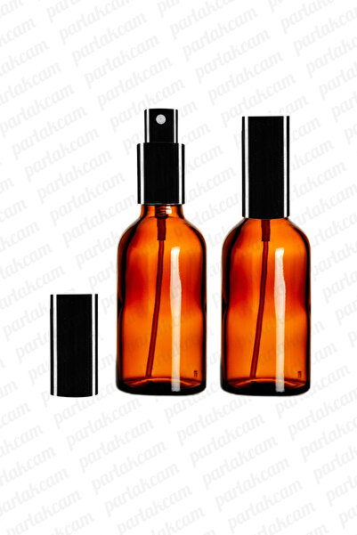 parlakcam 50ml Siyah Renkli Full Metal Lüx Sprey Şişe, Parfüm Kolonya vb İçin...