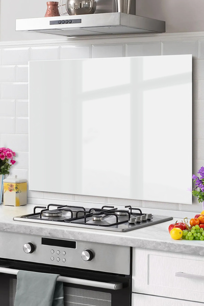 CONCEPT CAM Ocak Arkası Cam Koruyucu, Tezgah Ankastre Arkası Koruyucu, Isıya ...