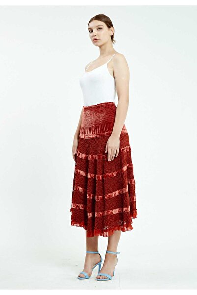 istanmall MİDİ DÜZ RENK REGULAR ETEK SER17453KRT