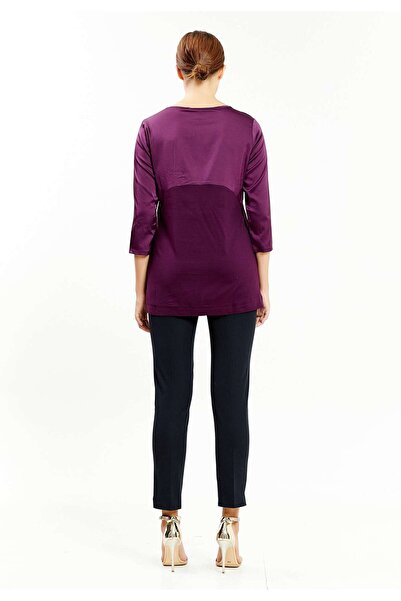 istanmall Μπλούζα Animal με τύπωμα μεσαίου μεγέθους - Regular Fit SER21342MOR