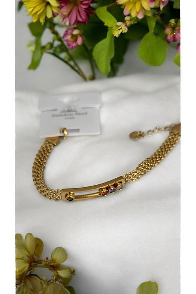 İNN JEWELLERY Steel Bracelet Tarnish Resistant Antiallergic Chain Figured (2 Years Importer Warranty)