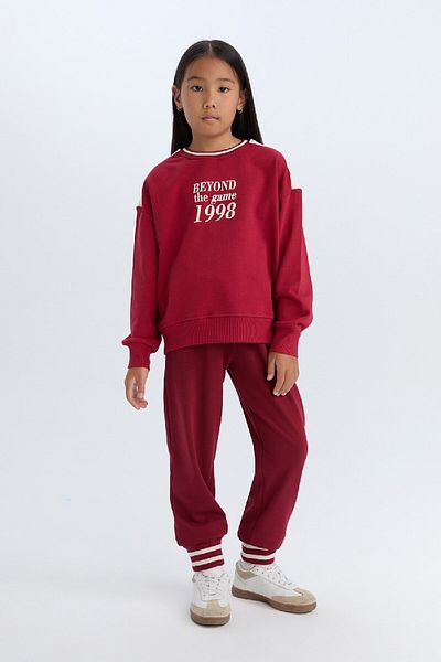 DeFacto Jogginghose für Mädchen mit elastischem Bund, bedruckt, D3204a824wn
