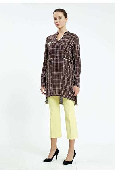 istanmall Туника с дълги ръкави и райета - Regular Fit SER23586KBJ