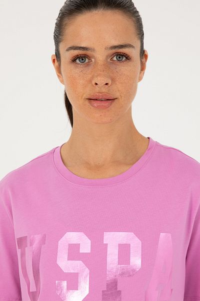 U.S. Polo Assn. Γυναικείο Violet Basic T-Shirt 50280020-VR037