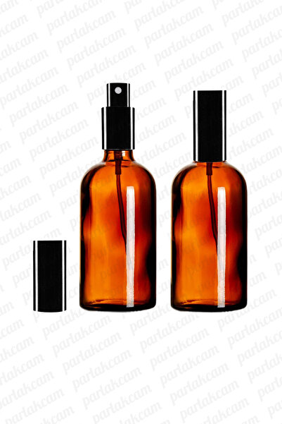 parlakcam 100ml Siyah Renkli Metal Lüx Sprey Şişe, Parfüm Kolonya vb İçin Sız...