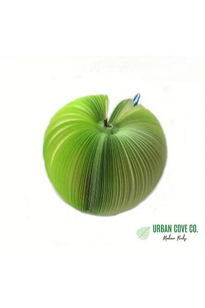 UrbanCove Co 1 bucăți bloc-note creative în formă de fructe și decor de birou - măr verde, măr roșu și pere