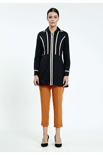 istanmall Μακρυμάνικο ριγέ τουνίκ - Regular Fit SER23384SBE