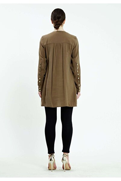 istanmall Long Sleeve Striped Shirt - Regular Fit Ser23474Syh