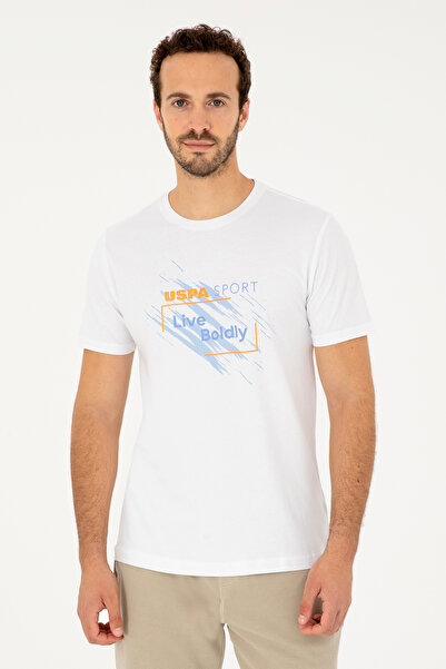 U.S. Polo Assn. Men's White T-Shirt 50281847-Vr013