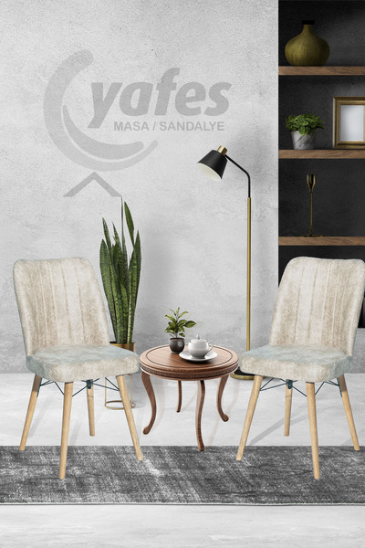 Yafes Masa Sandalye Kare Gold Gürgen Ayaklı Salon Sandalyesi 13 Renk Mutfak Sandalyeleri 4'lü