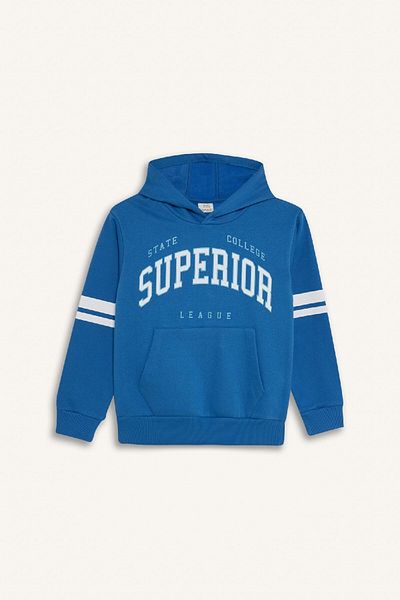 DeFacto Thick Hooded Boy's Sweatshirt and Sweatpants Set - D3565A824Wn