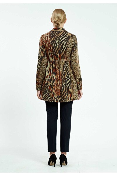 istanmall Туника с дълги ръкави и животински принт SER11018KHV