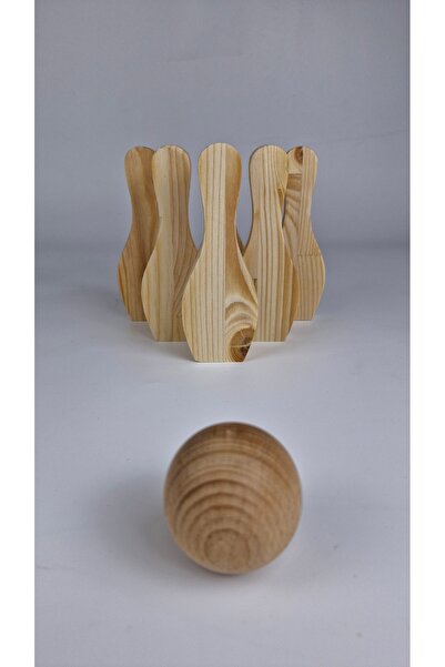 Assa Wood Ahşap Bowling Seti