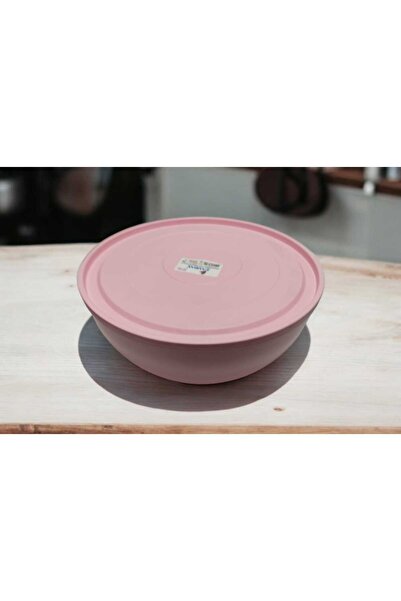 Zambak Plastik ZAMBAK KAPAKLI YUVARLKAK KASE 5,5LT