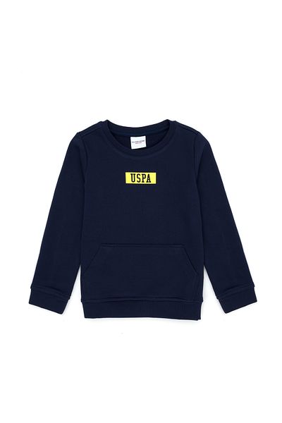 U.S. Polo Assn. Тъмносин суитшърт с кръгло деколте за момче - 50274408-VR033