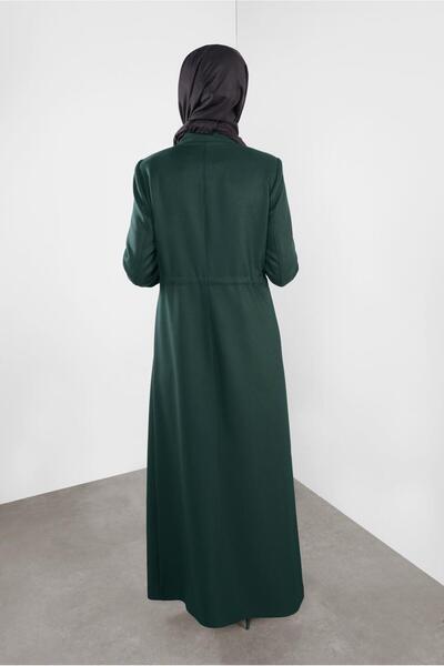 Alvina 10281 Model Lace up Top Coat