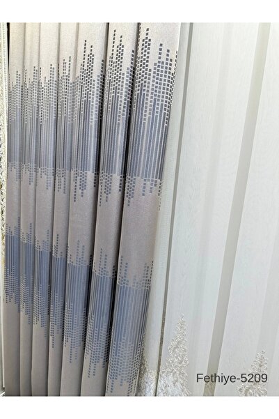 NİVEMESHOME Nivemeshome Conquest 614178   V-5209 Ασημί 1/3 Κλείστε πλισέ κουρτίνα φόντου Apm