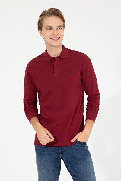U.S. Polo Assn. Ανδρικό φούτερ Cherry Basic 50253121-VR223