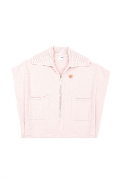 U.S. Polo Assn. Girl's Pink Knitwear Poncho 50254390 -Vr167