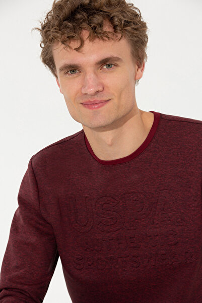 U.S. Polo Assn. Men's Cherry Sweatshirt 50253286-Vr223