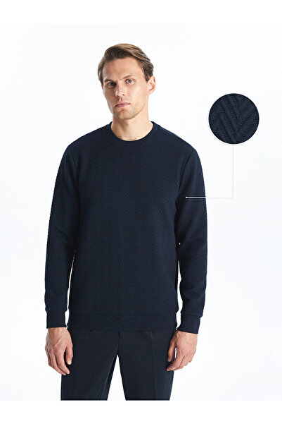 LC Waikiki Ανδρικό φούτερ με μακρυμάνικη λαιμόκοψη