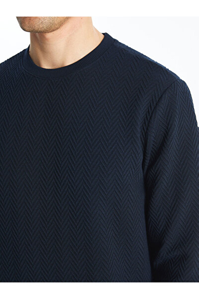 LC Waikiki Ανδρικό φούτερ με μακρυμάνικη λαιμόκοψη