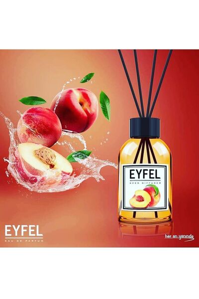 Eyfel Parfüm Oda Kokusu Seftali Cubuklu Ortam Kokusu 120 ml