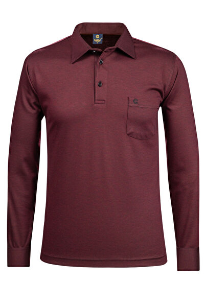 Çizgi Triko Tricotaj pentru bărbați, cu guler cămașă, cu manșete, oversize, r...