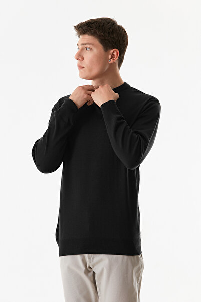 Fulla Moda Basic Crew Neck Sweater