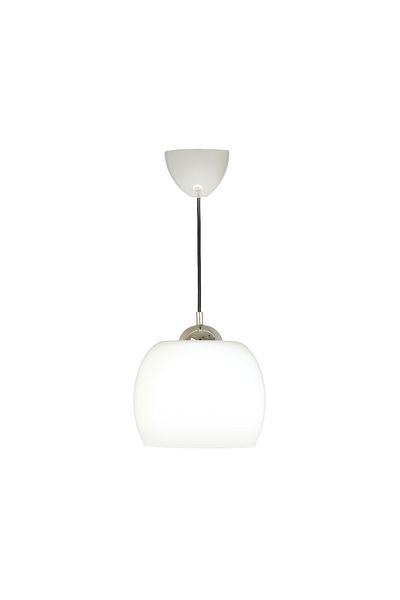 NisaLuce مصباح معلق زجاجي فردي من Nisa Luce Bodrum - أبيض - 70x22x20 سم