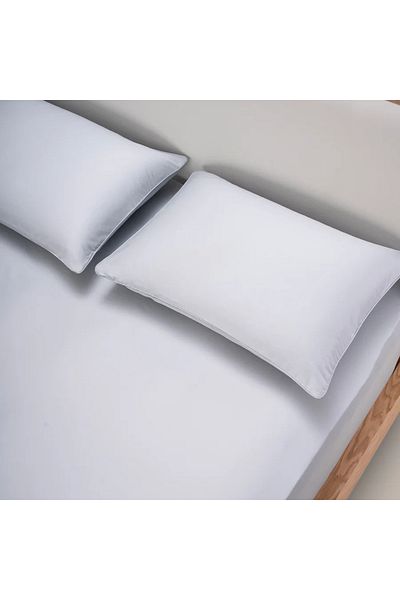 Penelope Seria Lia - Set cearșaf albastru 160x200 cm, 100% bumbac satinat