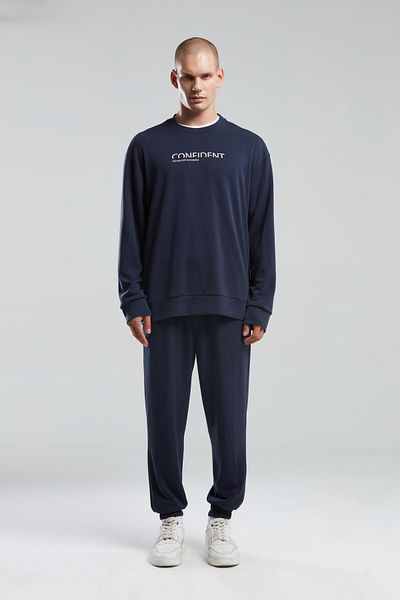 BENMANAJ Ανδρικό φούτερ Navy Blue