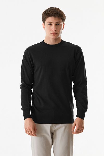Fulla Moda Πουλόβερ Basic Crew Neck