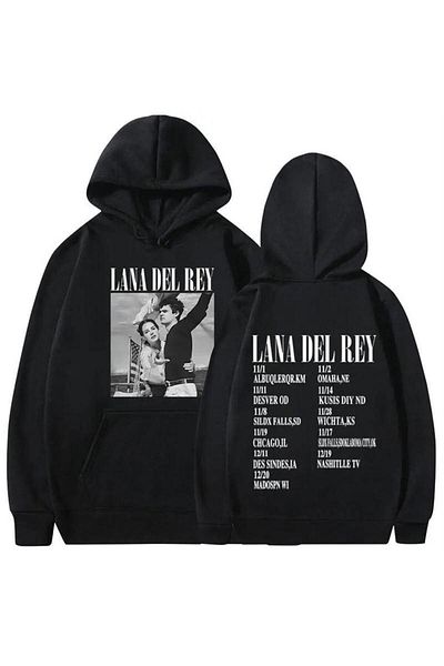 Köstebek Lana Del Rey - Norman Fucking Rockwell Tour UNISEX φούτερ με κουκούλα