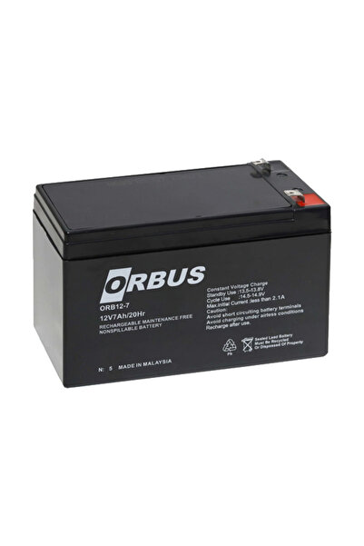 ORBUS 12v7ah Akü