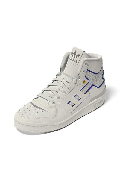 adidas Forum Exhibit Mid 2 Erkek Beyaz Spor Ayakkabı (HQ7099)