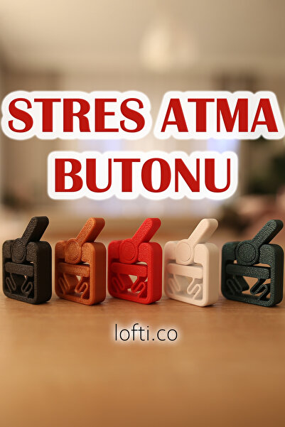 loftico 2'li Stres Atma Butonu - Stres Azaltma Tuşu