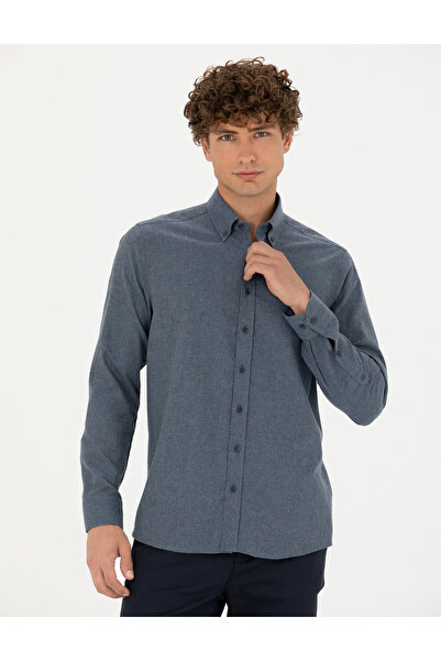 Pierre Cardin Saks Regular Fit Uzun Kollu Gömlek 50275625-VR032